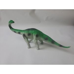 GREENBRIER INTL. Brontosaurus Dinosaur Plastic Toy Figure 5” Tall X 11” Long